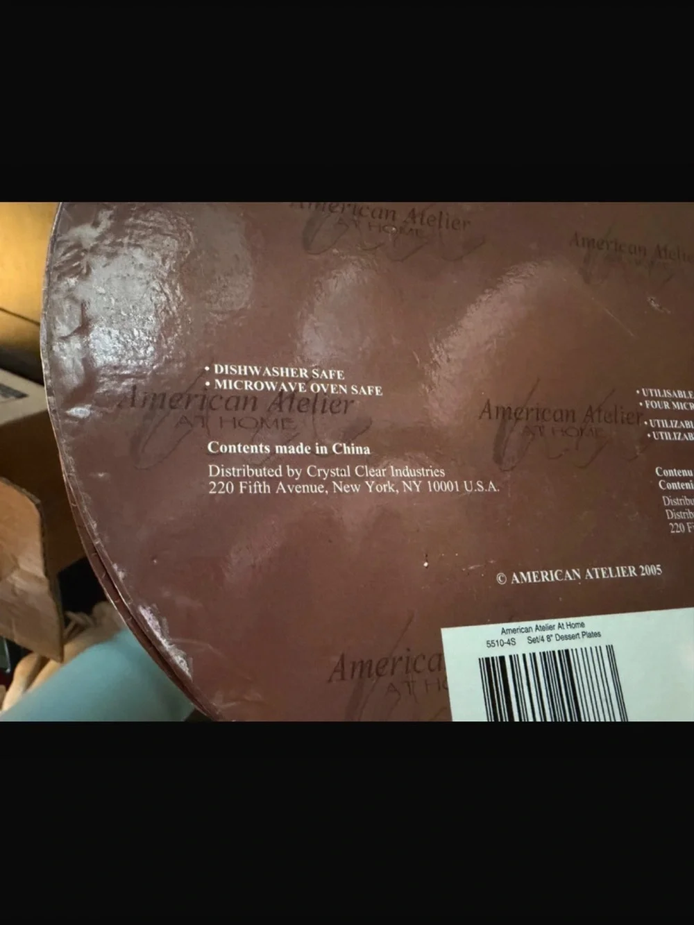 American Atelier Brie Collection Plates
